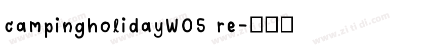 campingholidayW05 re字体转换